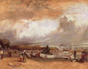 Richard Parkes Bonington, Water Basin at Versailles